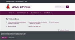 Desktop Screenshot of comune.pertusio.to.it