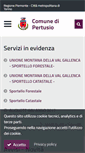 Mobile Screenshot of comune.pertusio.to.it